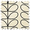 Orla Kiely Linear Stem, Black - Twist&Fit Roller Blind